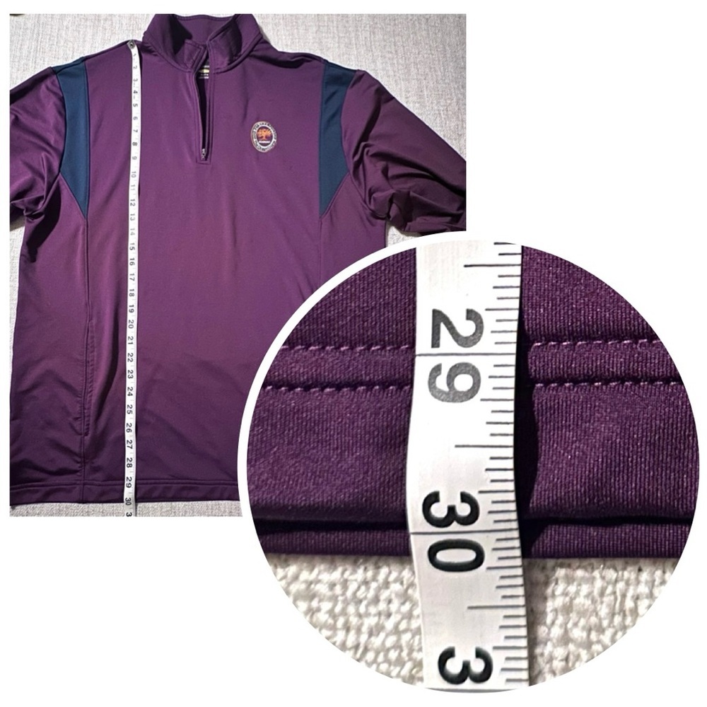 GREG NORMAN 2012 PGA Championship Quarter Zip Oceans Course Kiawah Golf Men XL - Picture 12 of 14